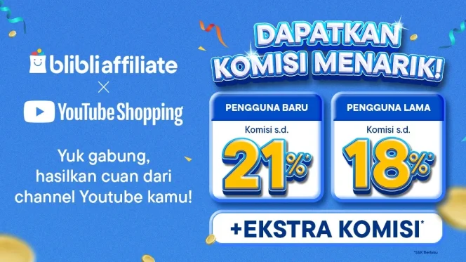 
					Blibli YouTube Shopping: Strategi Baru Manfaatkan Tren Konten Kreator