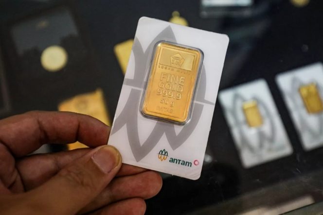 
					Harga Emas Antam Naik Rp40.000 Jadi Rp2.859.000 Per Gram, 12 Mei 2026