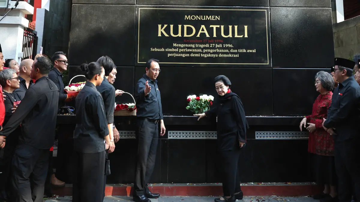 Megawati Meresmikan Monumen Kudatuli, Kebenaran Pasti Menang